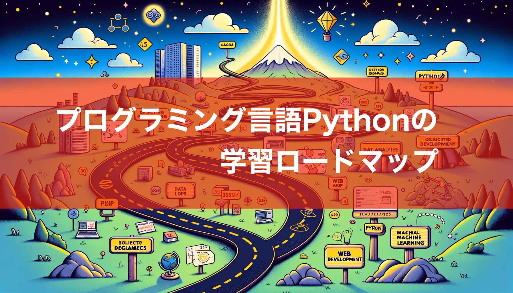プログラミング言語Pythonの学習ロードマップ